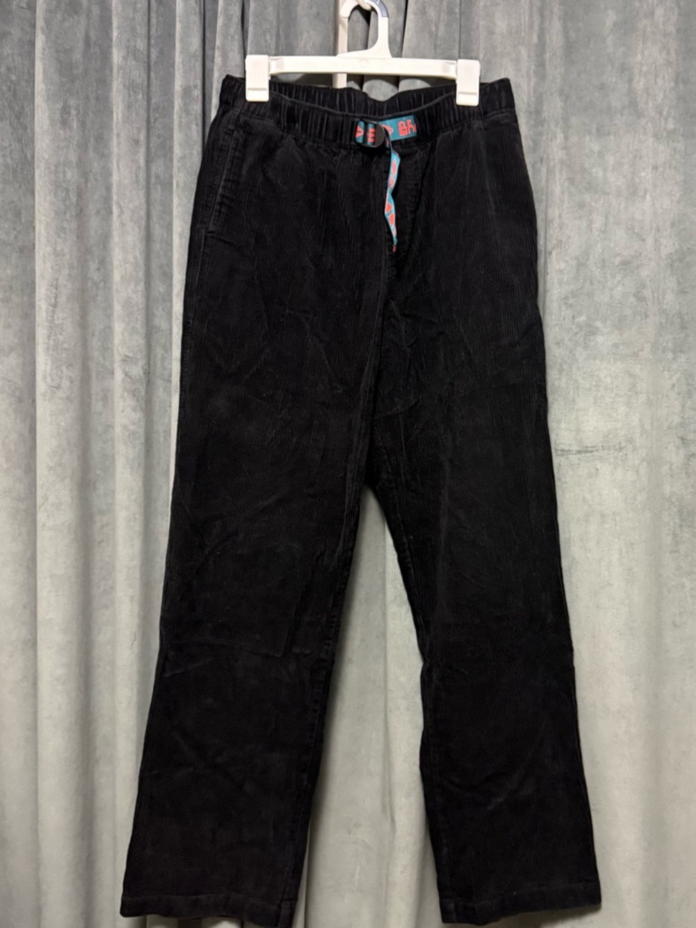 Brain Dead Men’s Black Corduroy Pants Small with belt